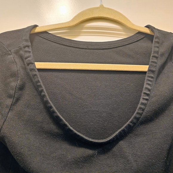 GAP Women's Black Pima Cotton Top Sz S - Picture 6 of 7